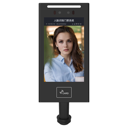8寸人臉識別掃碼刷卡門禁一體機(jī)